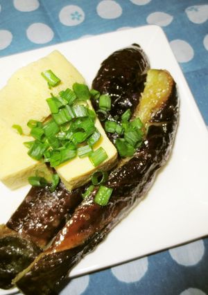 揚げナスと凍り豆腐のカレー味煮つけ-レシピのメイン写真