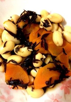 栄養満点！圧力鍋で大豆とひじきの煮物-レシピのメイン写真