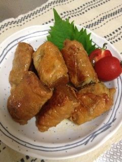 大根と大葉の豚肉巻き煮-レシピのメイン写真