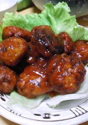 ヘルシー甘酢あん肉団子-レシピのメイン写真