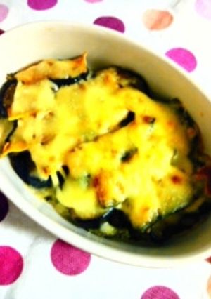ゴーヤと茄子と南瓜の味噌マヨグラタン♪-レシピのメイン写真
