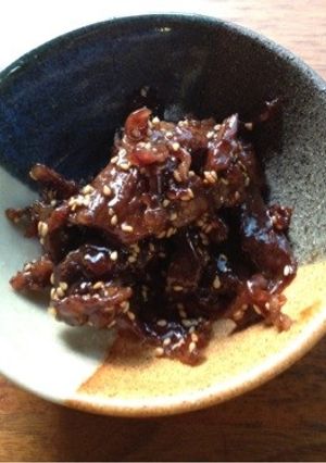 ＊母直伝＊牛肉の甘辛炒め♬-レシピのメイン写真