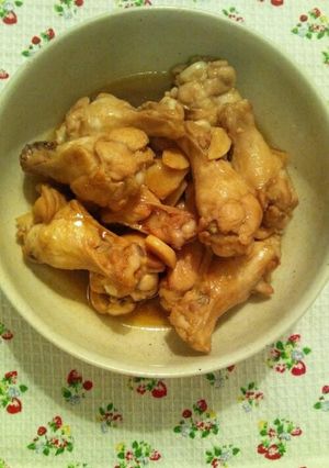 鶏手羽元のオイスターソース煮♪-レシピのメイン写真