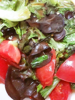 きくらげとレタスのトマ豆板醤炒め-レシピのメイン写真