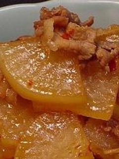 大根と豚肉のピリ辛炒め煮-レシピのメイン写真