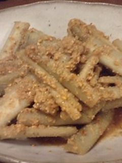 ごぼうの胡麻和え-レシピのメイン写真