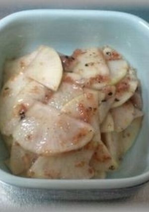 大根と梅肉等の和え物　-レシピのメイン写真