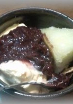 メロンあんみつ？　-レシピのメイン写真