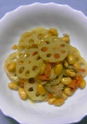 大豆とレンコンのきんぴら-レシピのメイン写真