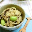 えのきの塩昆布すし酢胡麻和え