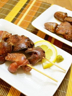 焼き鳥屋さんよりウマい!炭火焼き風肝串-レシピのメイン写真