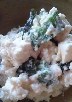 わかめとオクラの塩麹豆腐和え-レシピのメイン写真