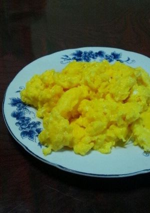゚+あま~なスクランブルエッグ+゚-レシピのメイン写真