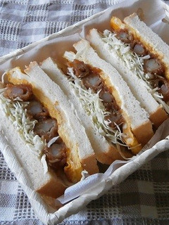エビフライ&エッグサンド★☆-レシピのメイン写真
