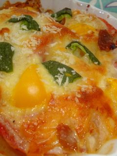 *トマトでパワフル!!チーズ焼き*-レシピのメイン写真