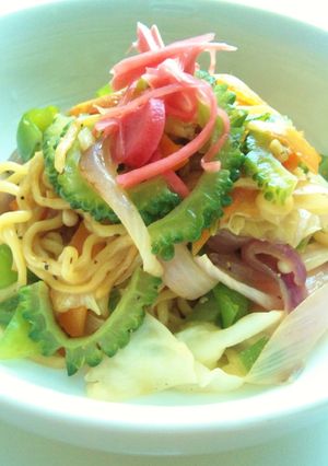 夏野菜入り塩焼きそば-レシピのメイン写真