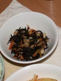 ひじきと白インゲンの炒り煮-レシピのメイン写真
