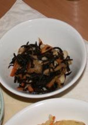 ひじきと白インゲンの炒り煮-レシピのメイン写真