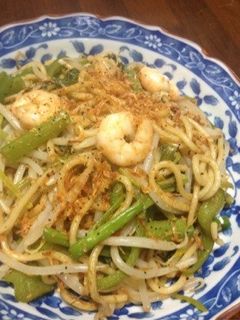 海老と空心菜の中華焼きそば-レシピのメイン写真
