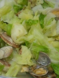 あさりときゃべつの酒蒸し☆-レシピのメイン写真