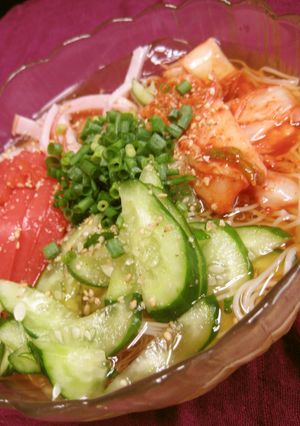 韓国風★冷しそうめん汁-レシピのメイン写真