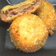 激うまズッキーニ塩麹ハンバーグ挟みフライ