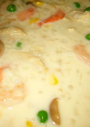 海老と鶏肉のクリーム-レシピのメイン写真