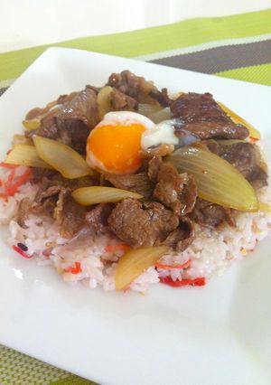 みんなでワイワイ♪おつまみ牛丼-レシピのメイン写真