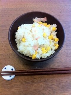 コーンの洋風炊き込みご飯-レシピのメイン写真