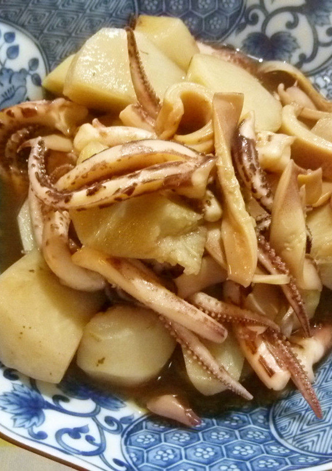 里芋とイカの煮物-レシピのメイン写真