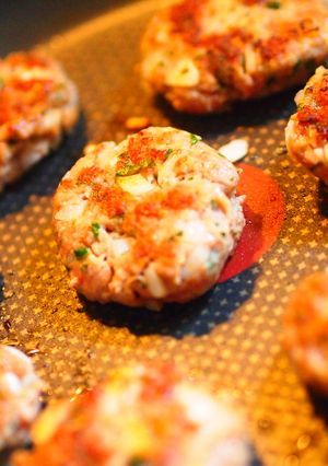 簡単！しそ入りハンバーグ！卵なし-レシピのメイン写真