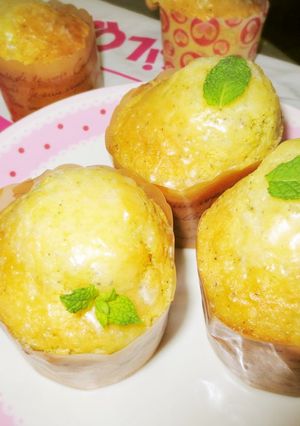 紅茶レモンバターケーキ☆レモンソースのせ-レシピのメイン写真