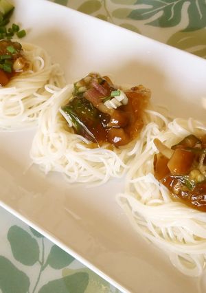 おくら・なめこ・みょうがのめんつゆジュレ-レシピのメイン写真
