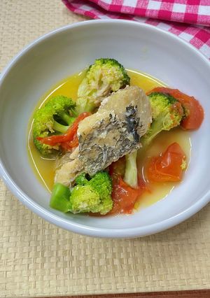 電子レンジでアクアパッツァ-レシピのメイン写真