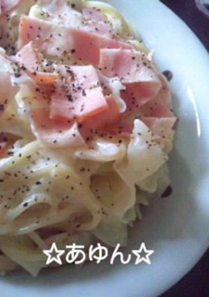 ノンオイル☆クリーム風パスタ☆ダイエット-レシピのメイン写真