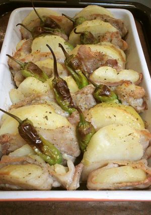 じゃがいもと豚肉のオーブン焼き-レシピのメイン写真