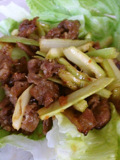 セロリと豚肉の甘辛みそ炒め-レシピのメイン写真