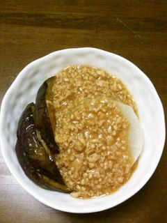 ふろふき大根となすのそぼろあん-レシピのメイン写真