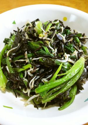 ほうれん草とひじき・しらすの生姜和え-レシピのメイン写真