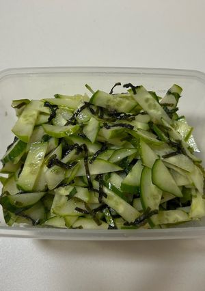 海苔香る きゅうりと大葉ドレッシング和え-レシピのメイン写真