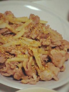 豚肉と大根のしょうが焼き-レシピのメイン写真