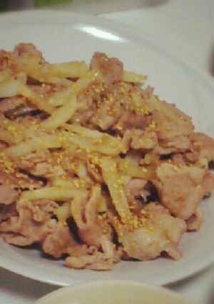 豚肉と大根のしょうが焼き-レシピのメイン写真