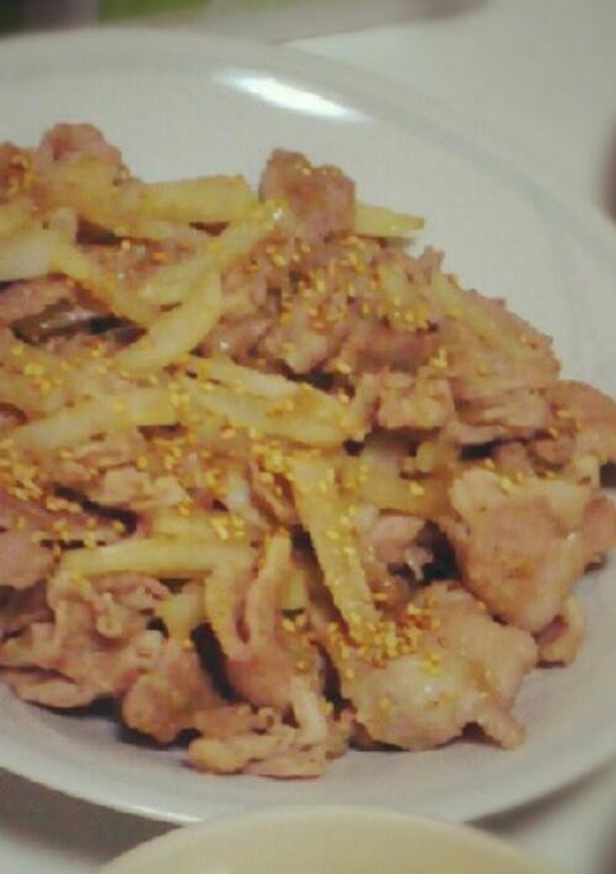 豚肉と大根のしょうが焼き-レシピのメイン写真