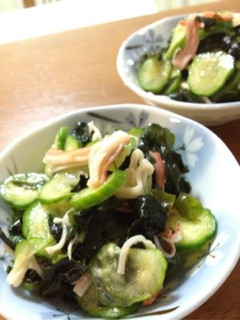 副菜:きゅうりの酢の物 塩こうじ-レシピのメイン写真