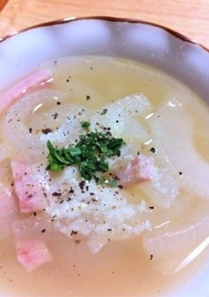 簡単！毎日食べたい☆玉ねぎコンソメスープ-レシピのメイン写真