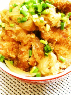 チキンカツの甘辛おろし煮丼-レシピのメイン写真