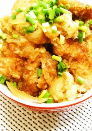チキンカツの甘辛おろし煮丼-レシピのメイン写真