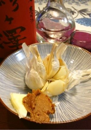 日本酒・焼酎に♡にんにく味噌バター♪-レシピのメイン写真