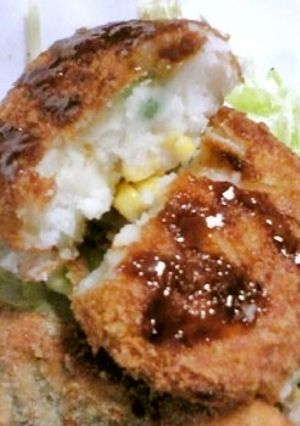簡単!!シンプル野菜コロッケ-レシピのメイン写真