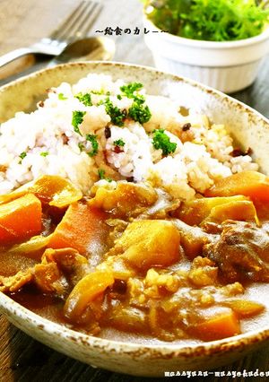 ■絶品！みんな大好き、給食のカレー■-レシピのメイン写真